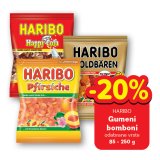 -20% na gumene bombone, odabrane vrste Haribo 85-250 g