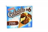 Sladoled Kornet čokolada-vanilija ili jagoda-vanilija Gelatela 6 x 110 ml