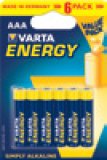 Baterije Energy AA ili AAA Varta 6kom.