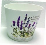 Lonac za cvijeće ruža/lavanda Ø 15x13cm