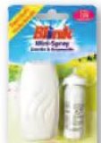 Mini-Spray osvježivac za kupaonicu i WC miris limete i pamuka Blink 12 ml