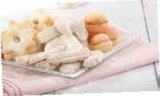 Čajno pecivo Šape, Zvjezdice, Vanilin kiflice ili Breskvice rinfuza, 100g