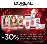 -30% popusta na sve L'Oréal Paris proizvode