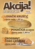 Zagrebačke pekarne Klara 01.07.-31.07.2017.