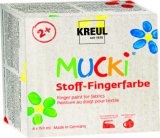 Set boja za prste za bojanje tkanine Mucki 4x150 ml