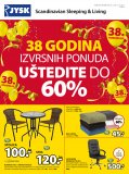Jysk katalog 38 godina izvrsnih ponuda do 05.04.2017.