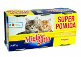 Hrana za mačke Migliorgatto 3x405g