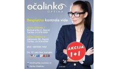 Optika Očalinko letak Besplatna kontrola vida do 28.02.2019.