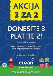 Clean Express letak Akcija 3 za 2 22.07.-31.08.2019.
