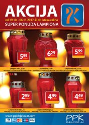 PPK Bjelovar katalog Akcija Super ponuda lampiona od 19.10. do 06.11.2017.