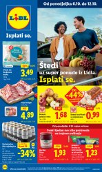 Lidl katalog Super ponuda od ponedjeljka 06.10. - 12.10.2025.
