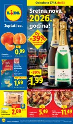 Lidl katalog Super ponuda od subote 27.12. - 05.01.2026.