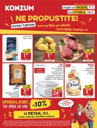 Konzum katalog Akcija 07.01. - 13.01.2026.