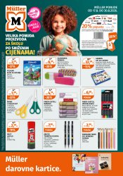 Muller katalog Sve za školu 17.08. - 30.08.2026.