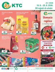KTC katalog široke potrošnje 19.08.-25.08.2026