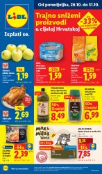Lidl katalog Super ponuda od ponedjeljka 26.10.-01.11.2026.
