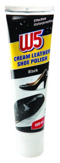 W5 cream leather shoe on sale polish