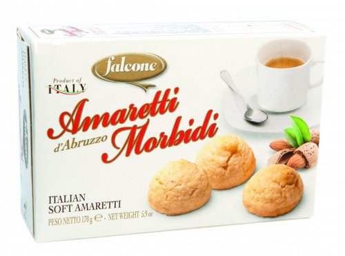 Mekani keks s pistacijom ili bademom Amaretti Falcone 170 g - Plodine -  Akcija - Njuškalo katalozi | Italiamo, ab 25.01.