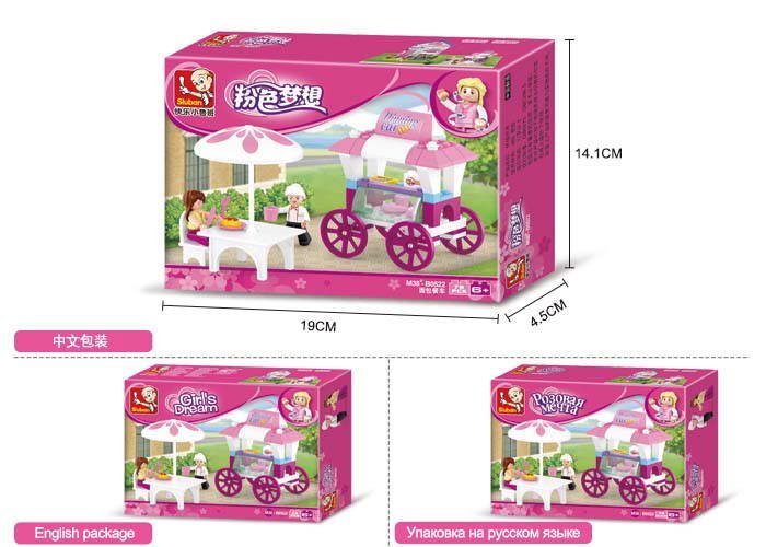 Costruzioni Sluban M38-B0522 - Ragazze Sognano. Set Di Mattoncini Compatibili Con Altri Marchi, Tema Dream Girl. Per Bambine E Bambini, Divertente E Creativo.