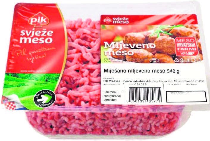 Mljeveno miješano meso Pik 1 kg - KTC - Akcija - Njuškalo katalozi