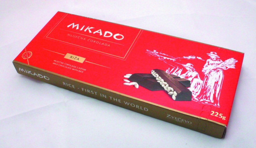 Milk Chocolate with Rice Mikado 225g