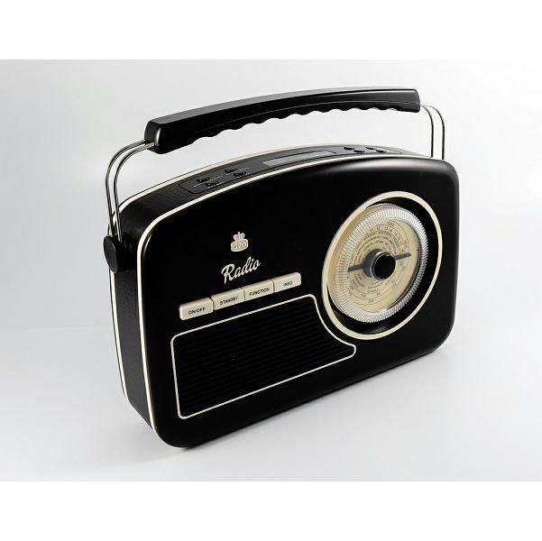 Prijenosni radio Gpo retro rydell nostalgic dab crni Ronis Akcija