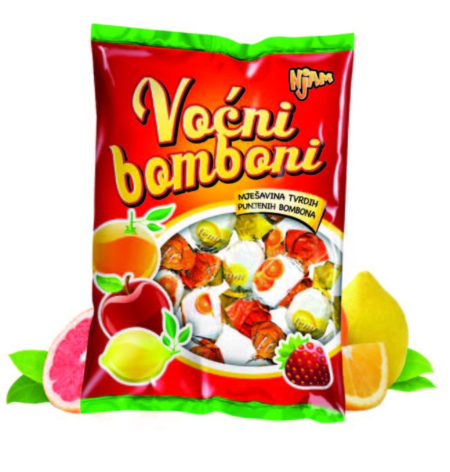 Voćni bomboni Njam, 400 g - Boso - Akcija - Njuškalo katalozi