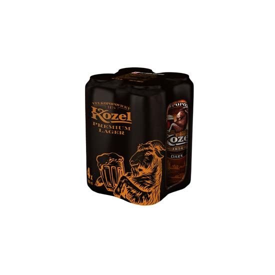 Pivo lager, dark ili pilsner Kozel 4 x 0,5 l Plodine Akcija