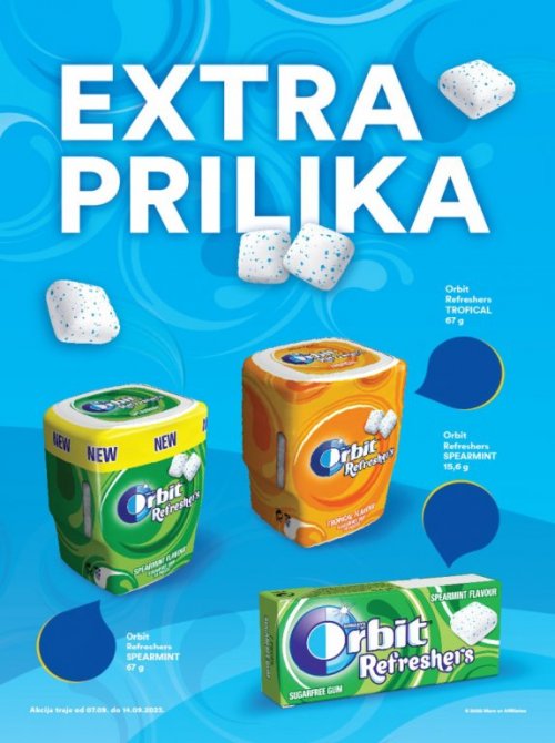 Orbit Refreshers - Boso - Akcija - Njuškalo katalozi