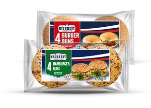 Burger buns 4 x 75 g ili 4 x 80 g - Lidl - Akcija - Njuškalo katalozi