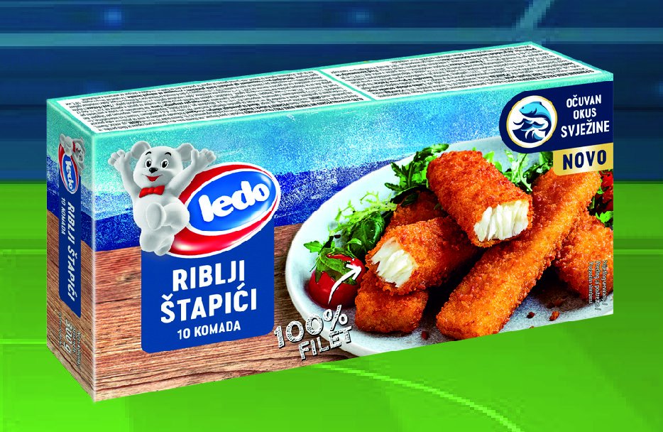 Riblji štapići Ledo 10/1 300 g - Boso - Akcija - Njuškalo katalozi