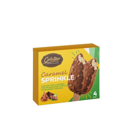 Sladoled Caramel sprinkle Gelatino 4x110 ml - Plodine - Akcija ...